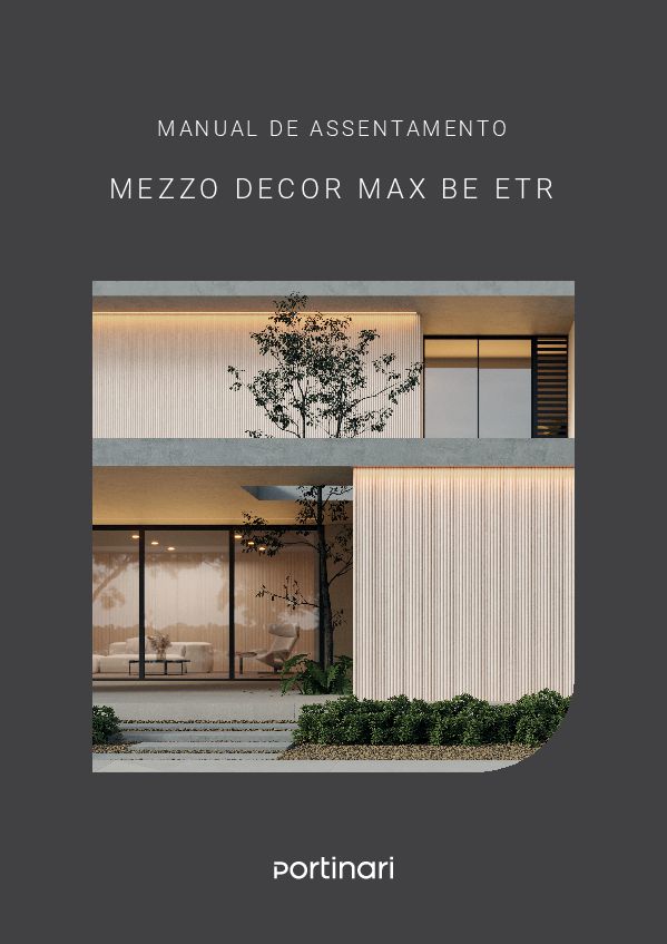 Capa do Manual de Assentamento — Mezzo Decor