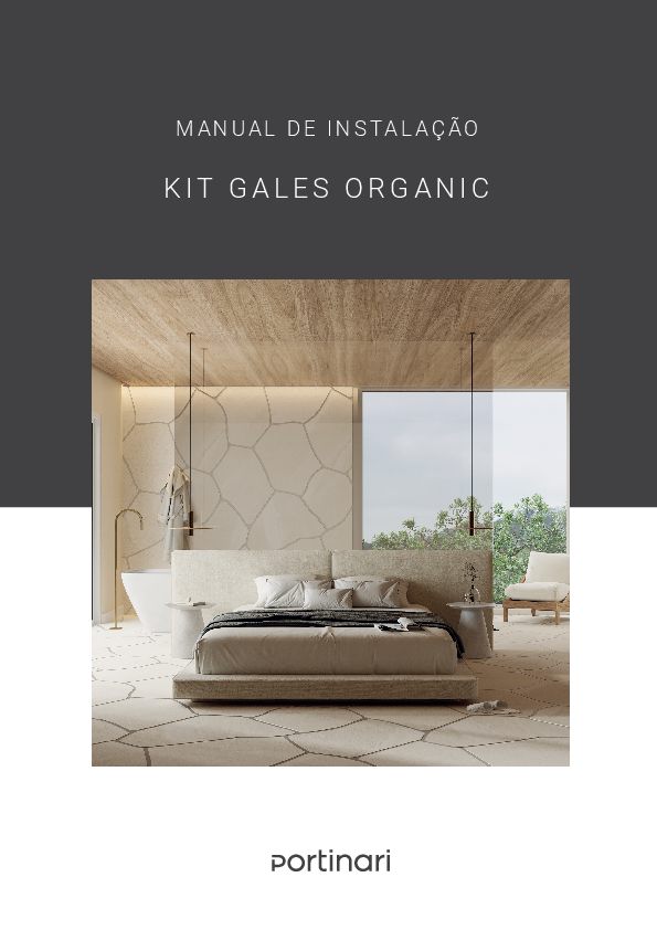 Capa do Manual de Instalação — Kit Gales Organic